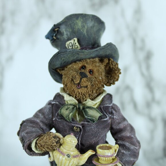 Boyds Bears Mad‎ Hatter Figurine “One Lump or Two?” Limited Edition Collectible - Picture 5 of 9